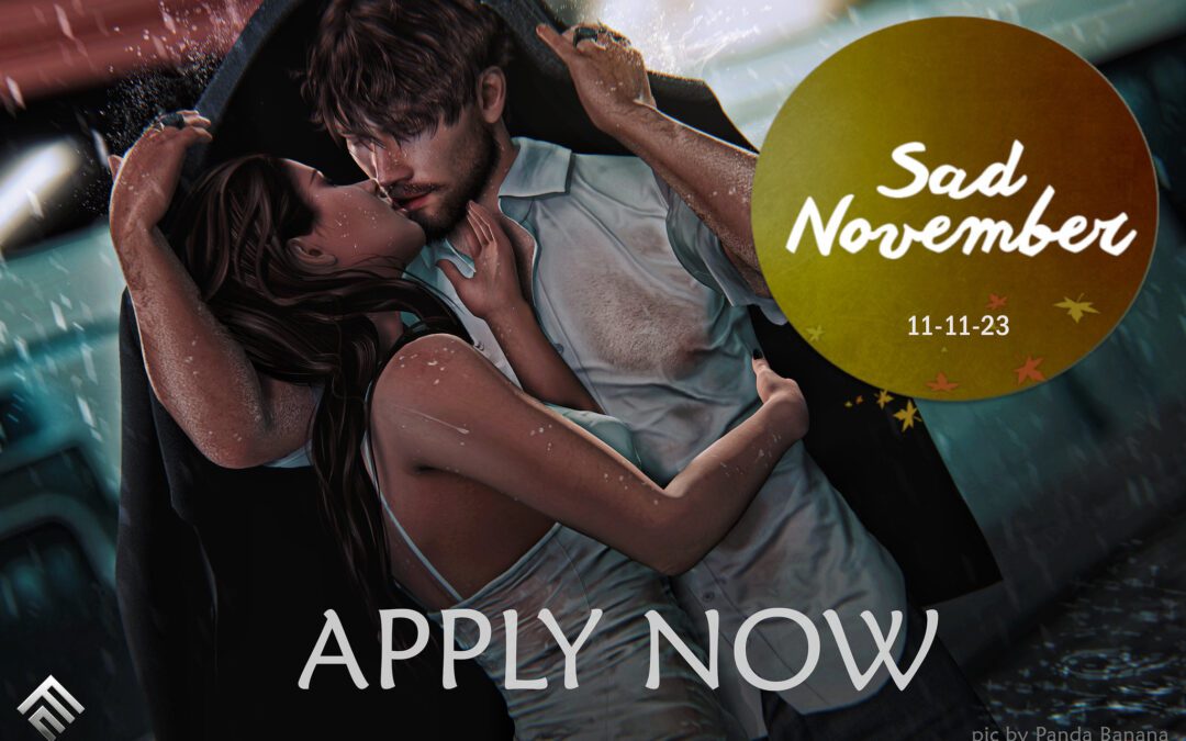 iLoveEvents 1 Sad November by Flair For Events – Applications Open!