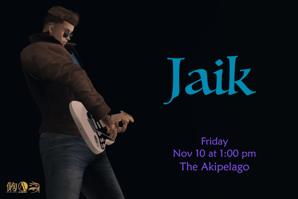 Jaik Friday Nov 10 at 1 pm