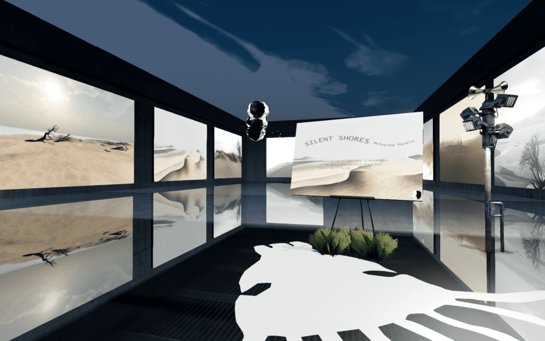 Whispers of Stillness: Exploring Melusina Parkin’s ‘Silent Shores’ at Nitroglobus Roof Art Gallery
