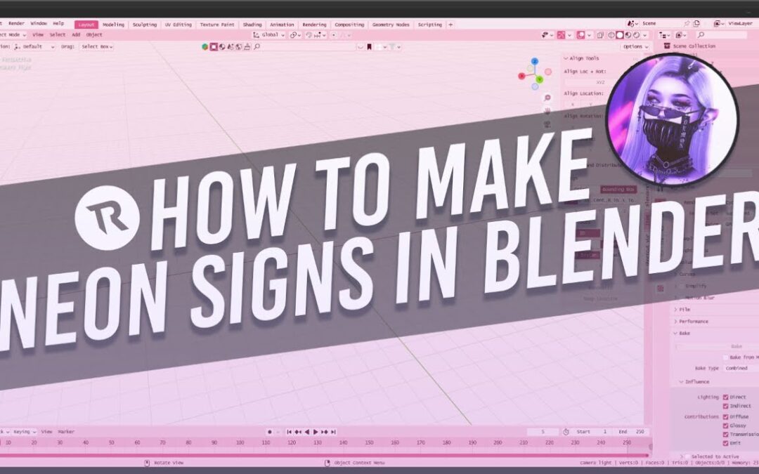 How To Make Neon Signs in Blender