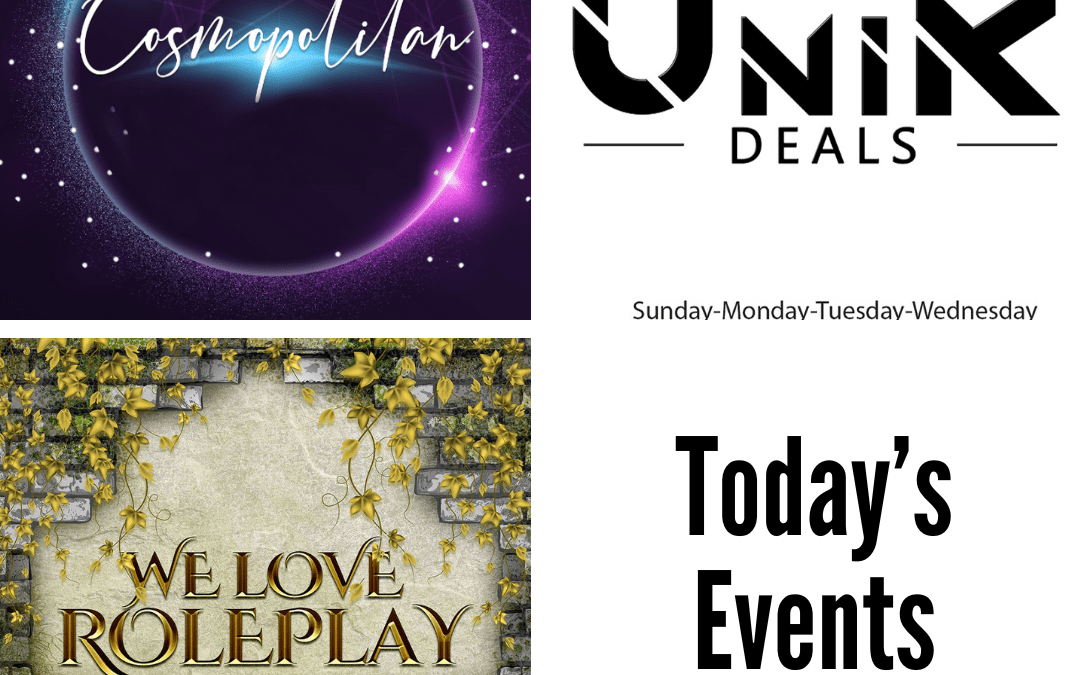 Check out today’s shopping events!