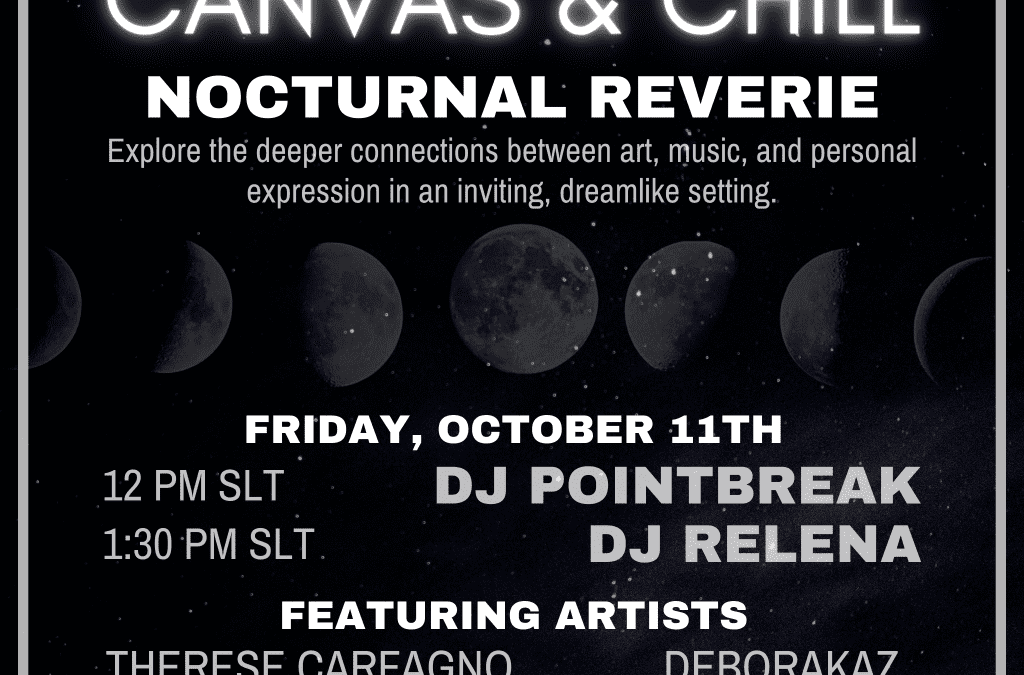 iLoveEvents 8 Canvas & Chill 9th Art Showcase – Nocturnal Reverie