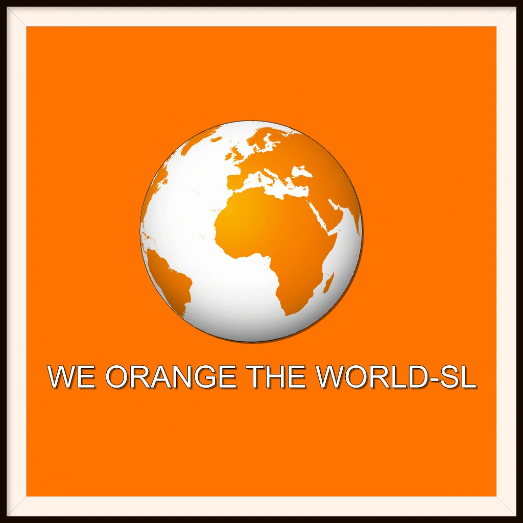 We _Orange the World-SL_ Logo
