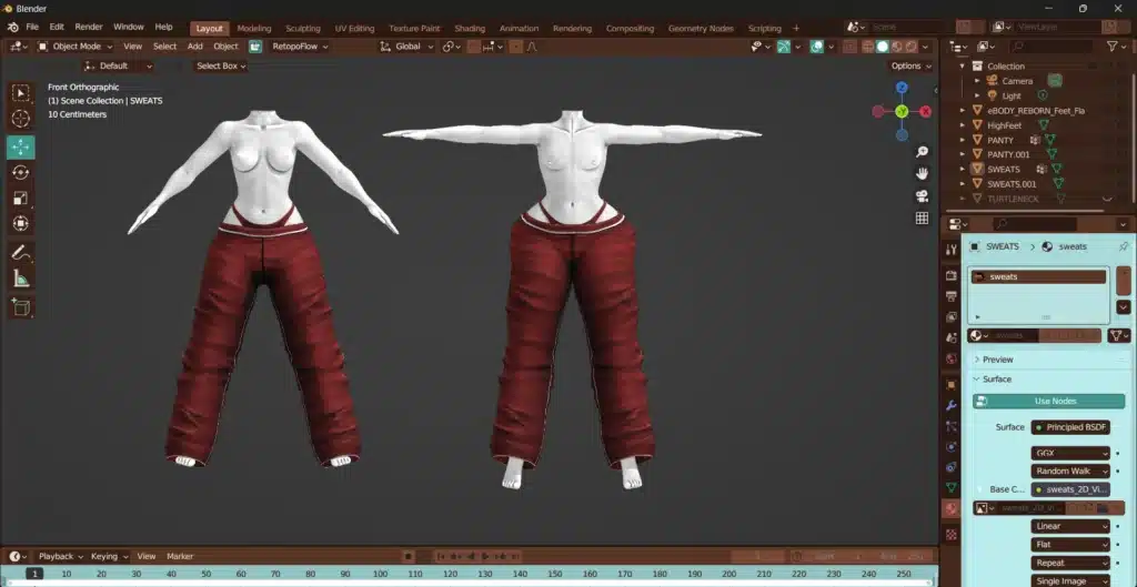 RLX Outfit Mesh Clothing: The Blender Add-On Revolutionizing Clothing Creation in Second Life 2 Blender 12 29 2024 2 49 35 PM