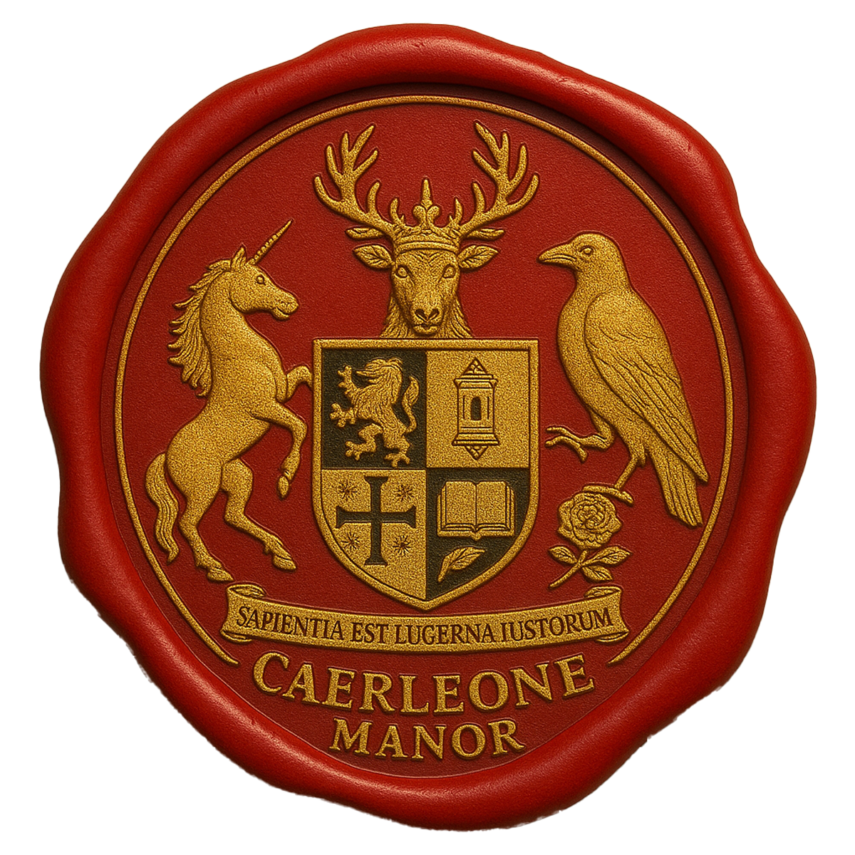 Enter the Grandeur: Grand Opening of Caerleone Manor & "Baroque Elegance" by Hermes Kondor 2 Caerleone Wax Seal 1200x1200 1